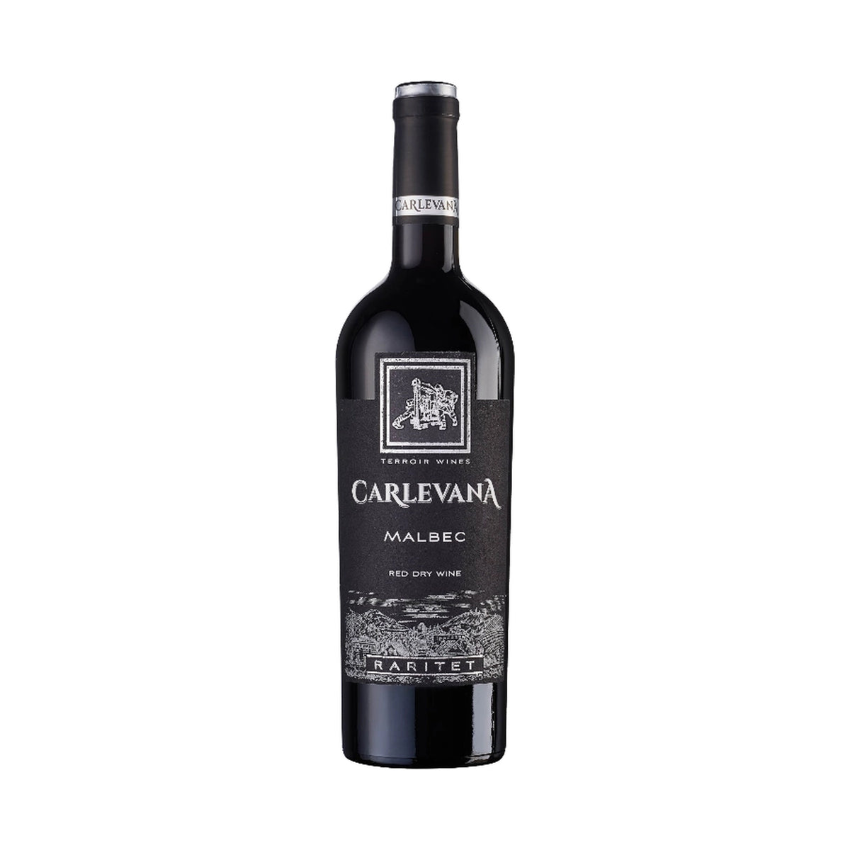 Carlevana Malbec – Dry Red Wine – front-facing bottle on white background
