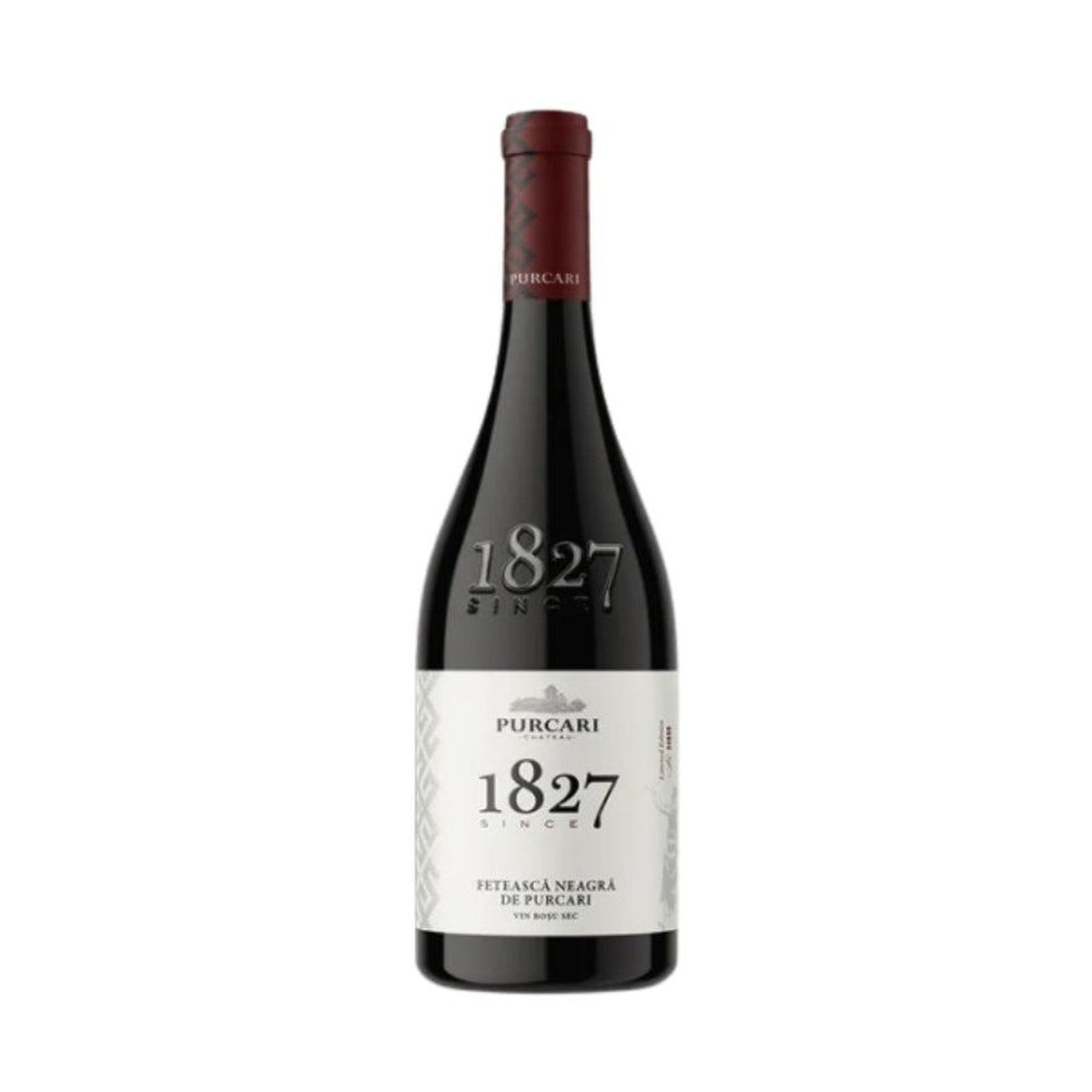 Château Purcari Limited Edition Fetească Neagră – Dry Red Wine – front-facing bottle on white background