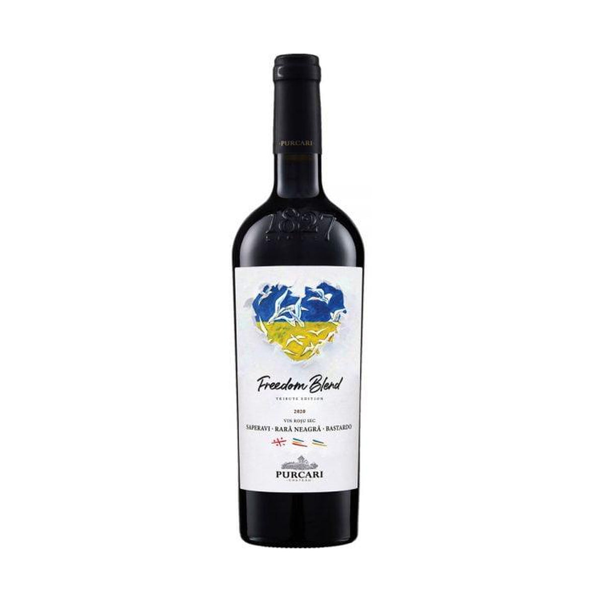 Château Purcari Freedom Blend – Dry Red Wine – front-facing bottle on white background