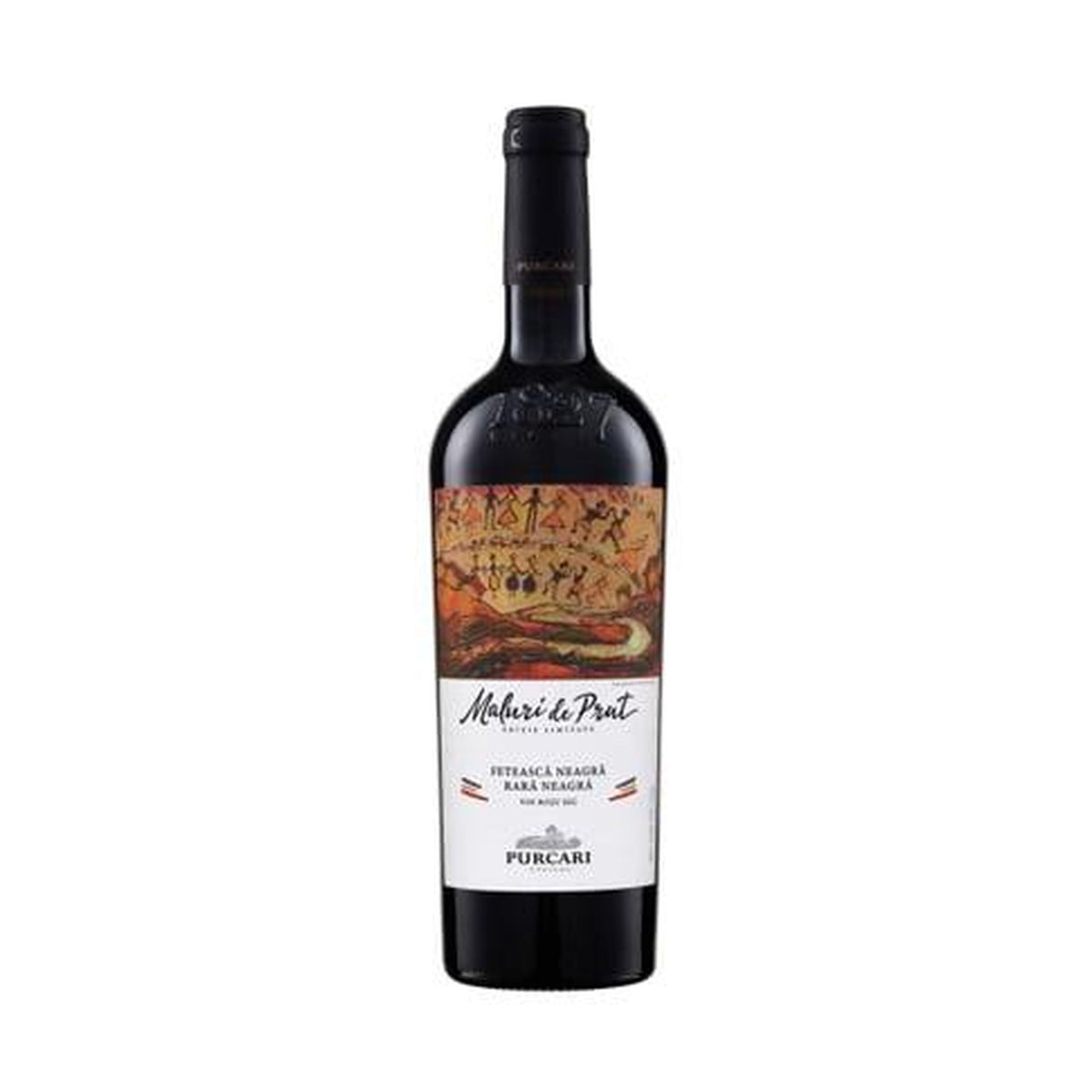 Château Purcari Maluri de Prut – Dry Red Wine – front-facing bottle on white background