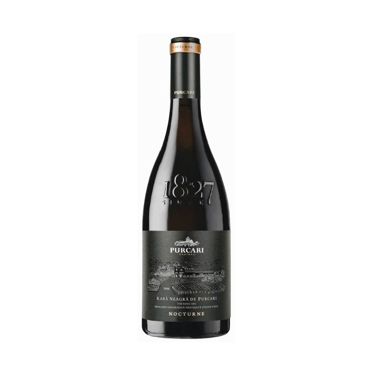 Château Purcari Nocturne Rară Neagră – Dry Red Wine – front-facing bottle on white background