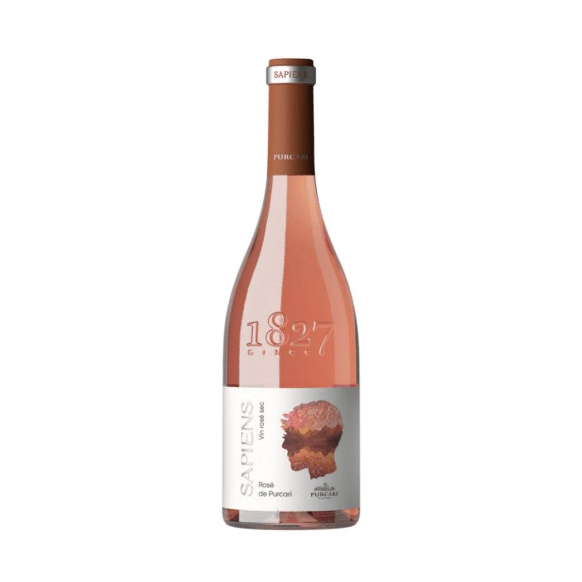 Château Purcari Sapiens Rosé – Dry Rosé Wine – front-facing bottle on white background