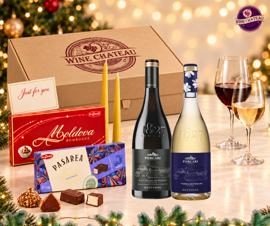 Purcari Nocturne Duo Hamper | Moldovan Wine Gift | Wine Chateau