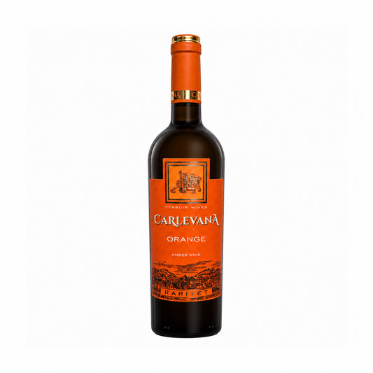 Carlevana Orange Wine – Dry Amber Wine – front-facing bottle on white background