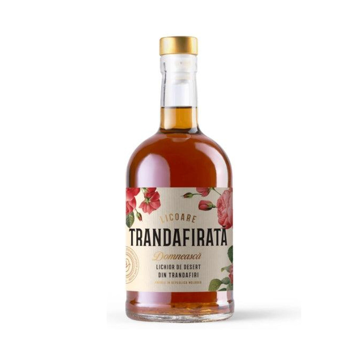 Castel Mimi Trandafirata – Sweet Rose Liqueur 0.5L – liqueur bottle with front label