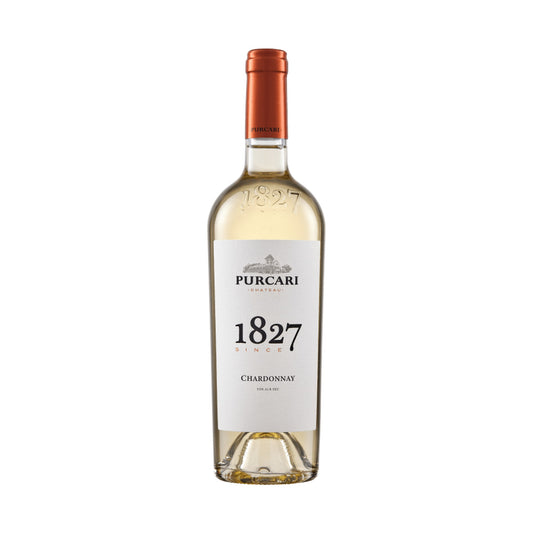 Château Purcari 1827 Chardonnay – Dry White Wine – front-facing bottle on white background