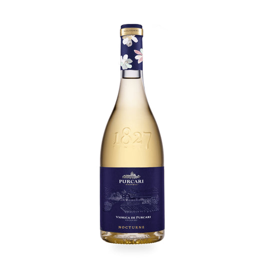 Château Purcari Nocturne Viorica – Dry White Wine – front-facing bottle on white background