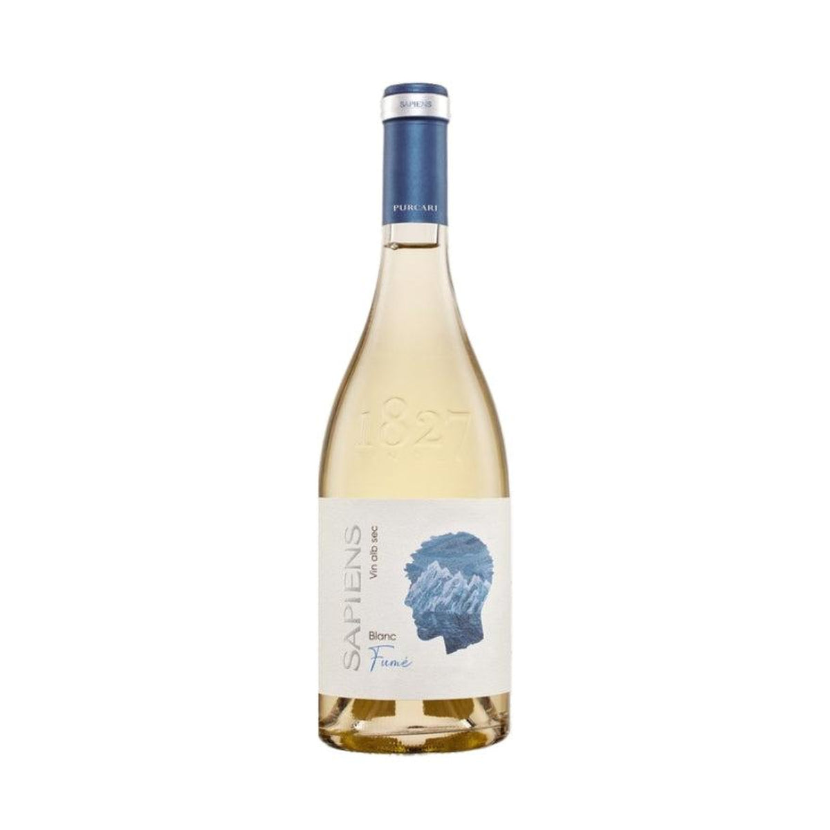 Château Purcari Sapiens Sauvignon Blanc Fumé – Dry White Wine – front-facing bottle on white background