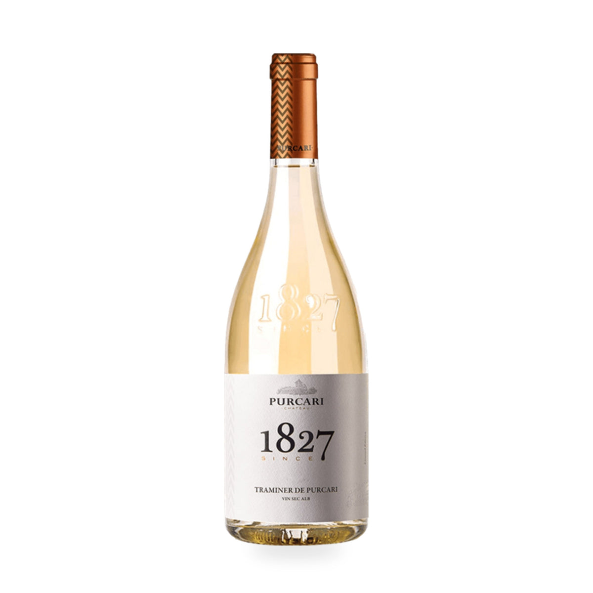 Château Purcari Limited Edition Traminer – Dry White Wine – front-facing bottle on white background