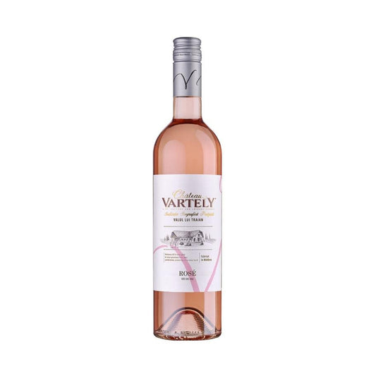 Château Vartely Merlot – Dry Rosé Wine – front-facing bottle on white background
