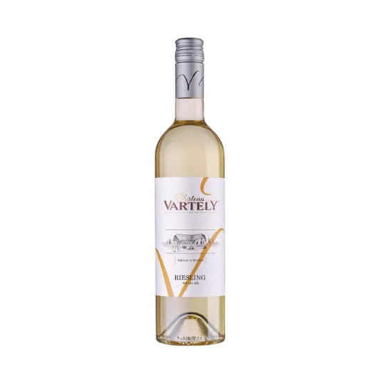 Château Vartely Riesling de Rhein – Dry White Wine – front-facing bottle on white background