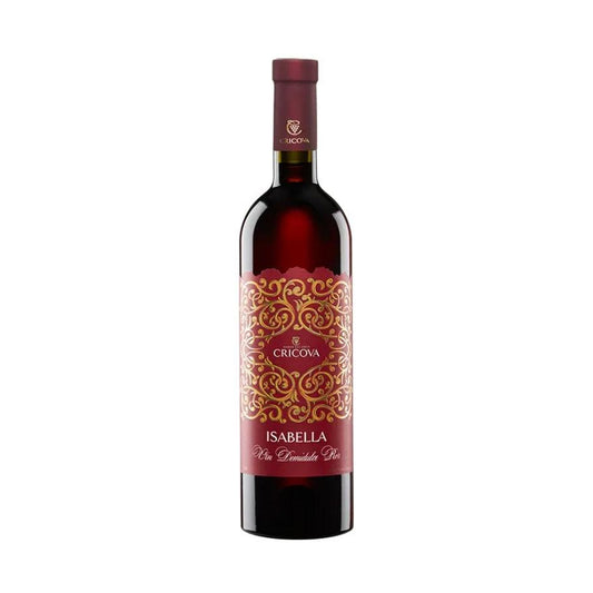 Cricova Isabella – Semi-Sweet Rosé Wine – front-facing bottle on white background