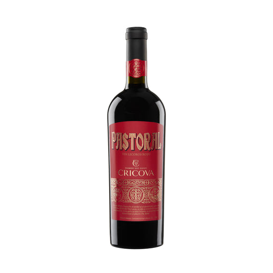 Cricova Pastoral – Sweet Dessert Red Wine – front-facing bottle on white background
