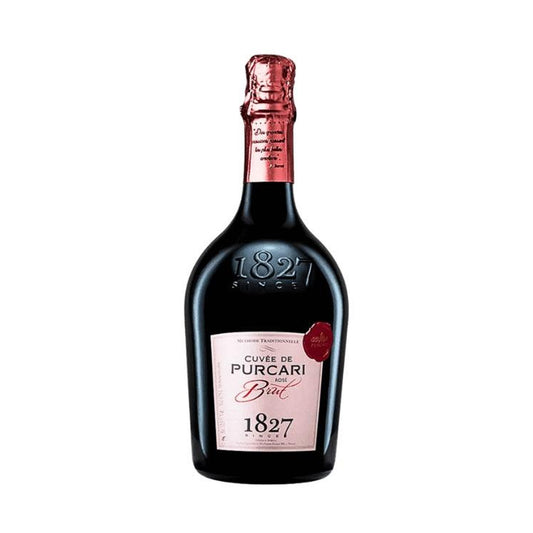 Château Purcari Cuvée de Purcari Rosé – Brut Rosé Sparkling Wine – front-facing bottle on white background