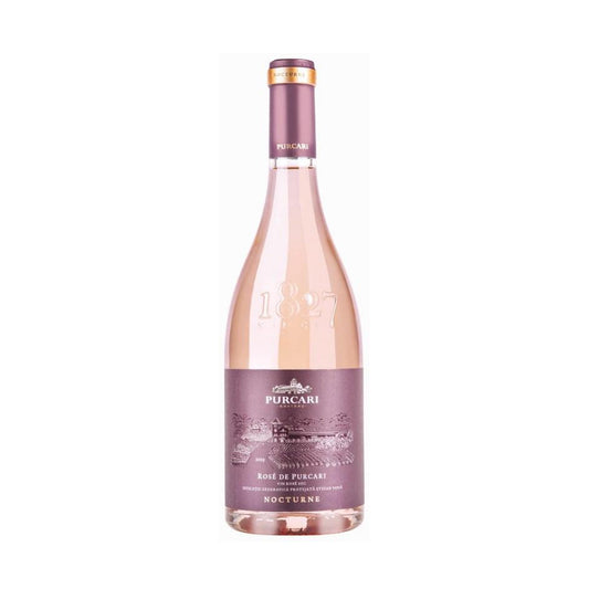 Château Purcari Nocturne Rosé – Dry Rosé Wine – front-facing bottle on white background