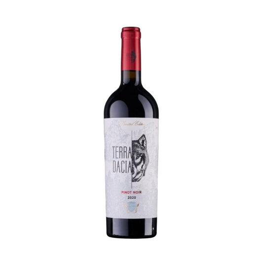 Terra Dacia Pinot Noir – Dry Red Wine – front-facing bottle on white background